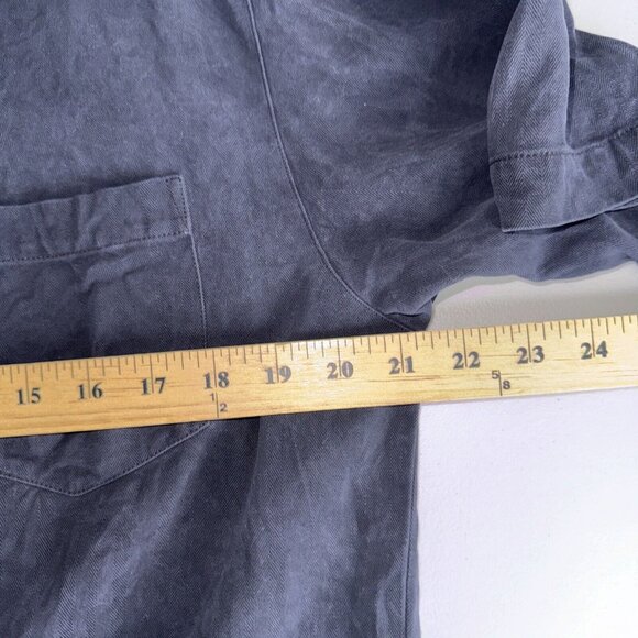 Tommy Bahama Button Up Shirt Mens Small Black Short Sleeve‎ - Picture 8 of 12